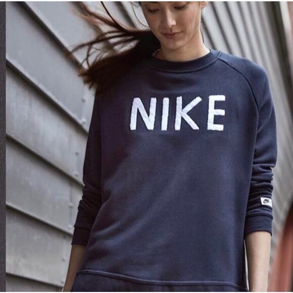 Nike‎ women’s retro terry crewneck sweatshirt M - Picture 1 of 7